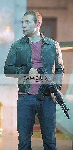 Jai Courtney Good Day to Die Hard Distressed Jacket