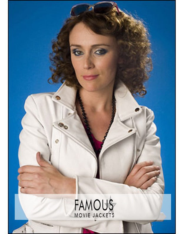 Ashes To Ashes Keeley Hawes Biker Jacket