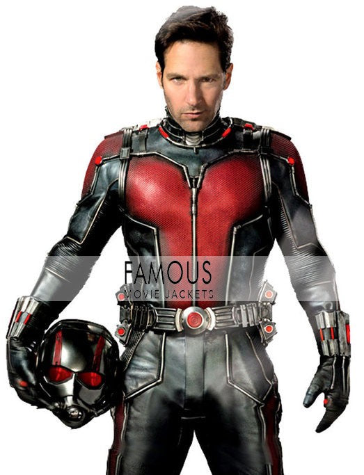 Ant-Man Movie Paul Rudd Cosplay Leather Jacket
