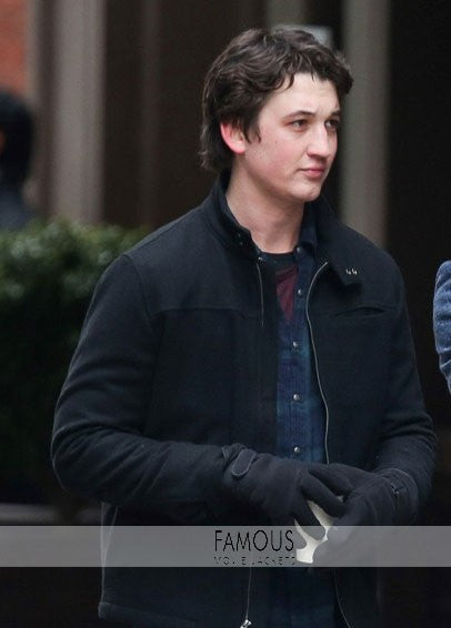 Fantastic Four Miles Teller Black Cotton Jacket