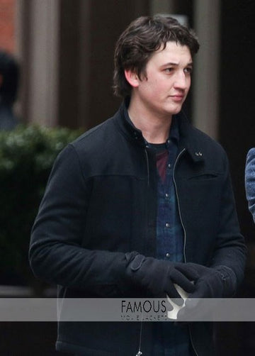 Fantastic Four Miles Teller Black Cotton Jacket
