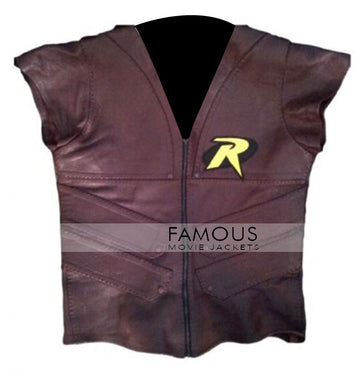 Batman Arkham City Robin Leather Vest