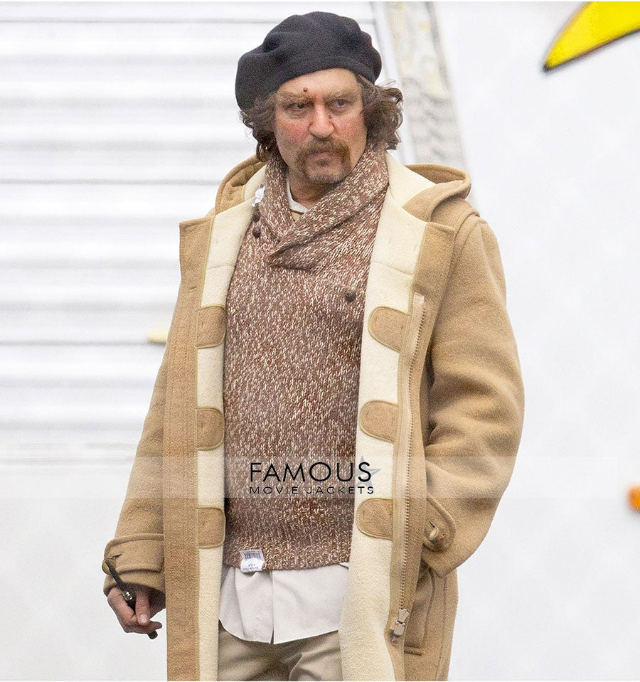 Yoga Hosers Johnny Depp Brown Long Trench Coat