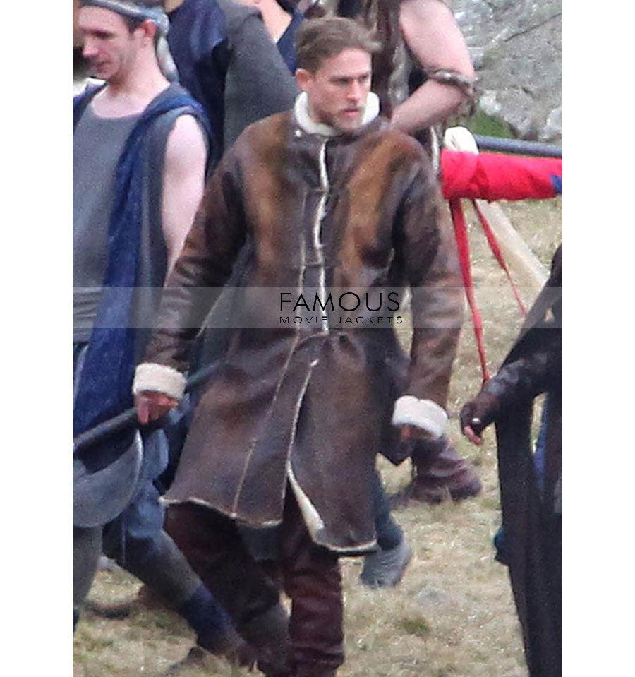 Knights of the Roundtable: King Arthur Charlie Hunnam Fur Coat