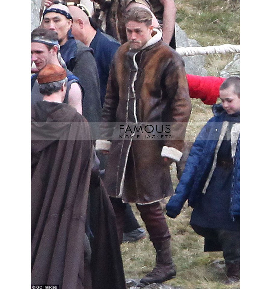 Knights of the Roundtable: King Arthur Charlie Hunnam Fur Coat