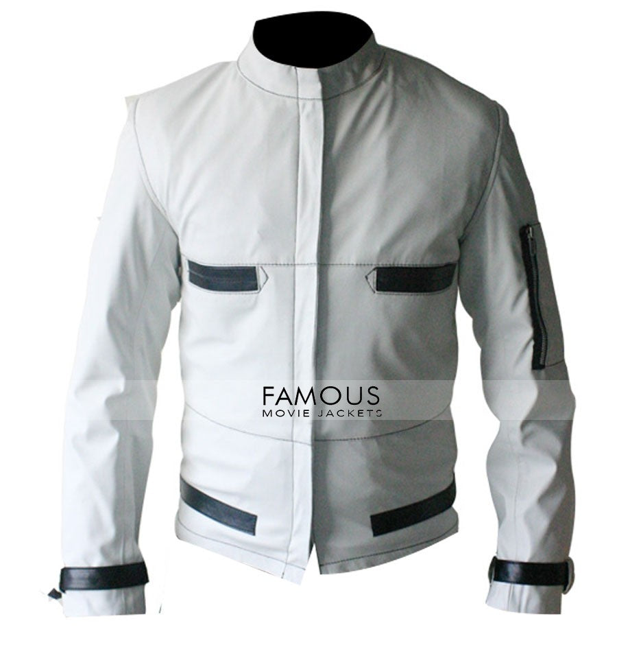 The King Of Fighter Kyo White Cosplay Leather Jacket