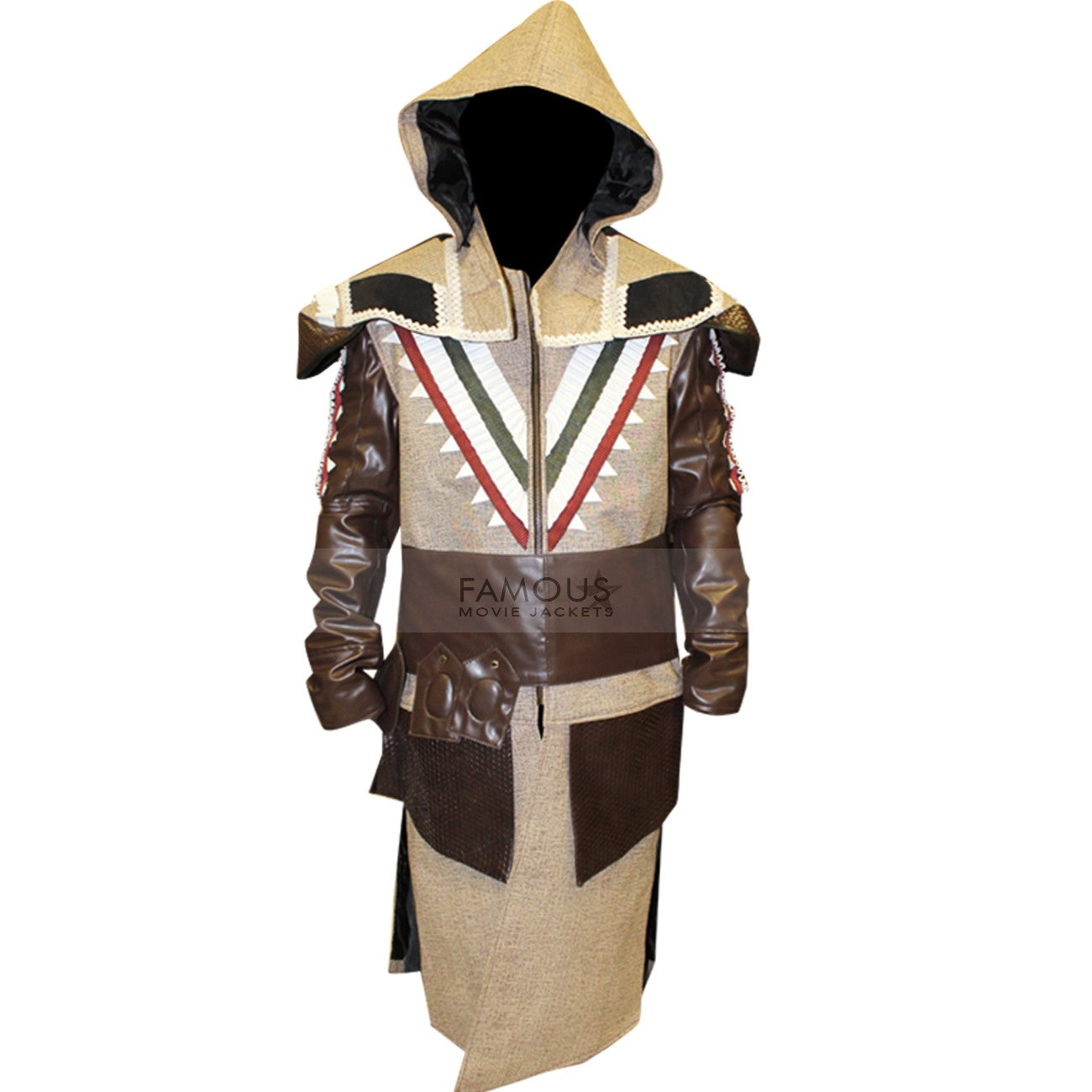 Assassin's Creed Michael Fassbender Aguilar Leather Coat
