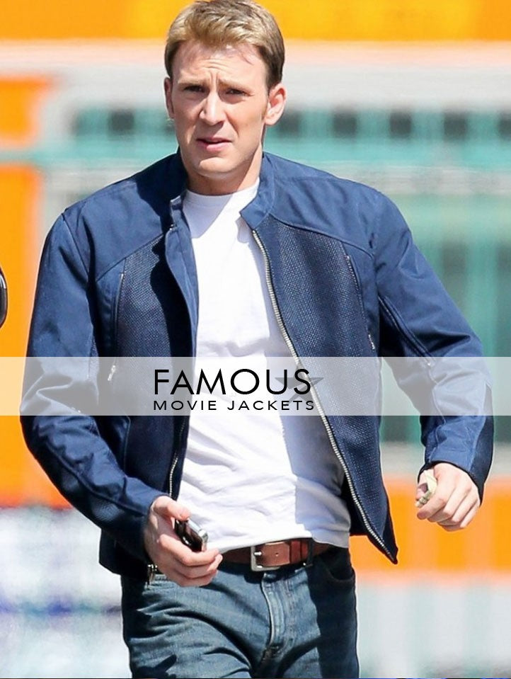 Chris Evans Captain America Winter Soldier Jacket