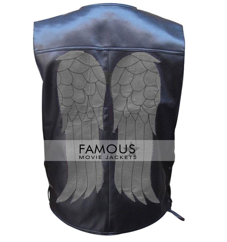 Walking Dead Daryl Dixon Leather Vest Sale