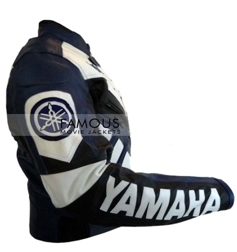 R1 Yamaha Blue/White Motorcycle Jacket