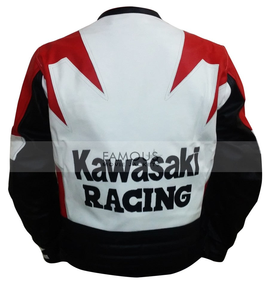 Kawasaki Ninja Red/Black Motorcycle Racing Jacket