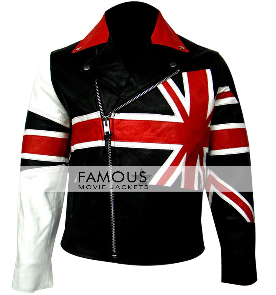 Black British Flag Union Jack Jacket
