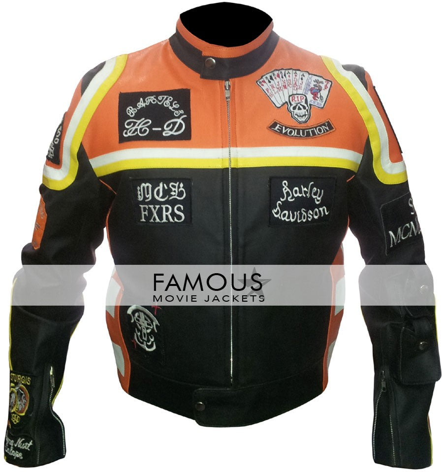 Harley Davidson And Marlboro Man Mickey Rourke Jacket