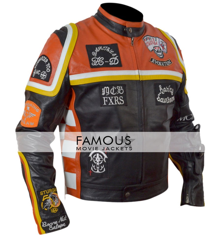 Harley Davidson And Marlboro Man Mickey Rourke Jacket