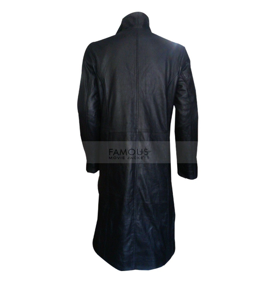 Mark Wahlberg Max Payne Black Leather Coat