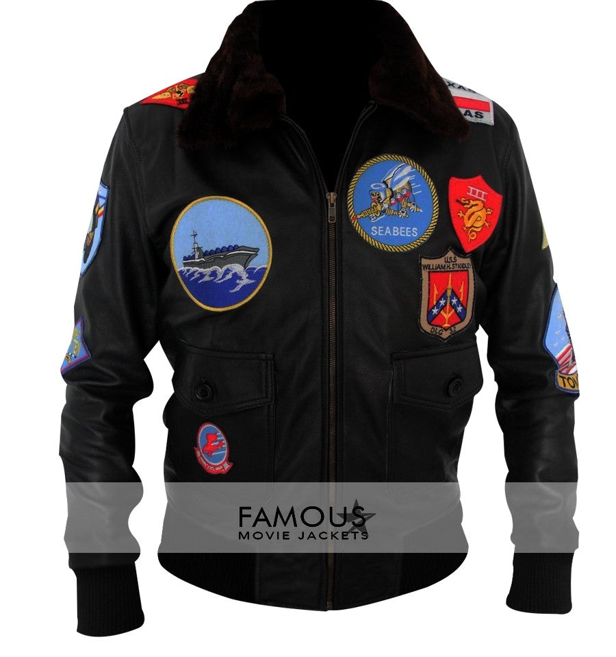 Tom Cruise Maverick Top Gun Bomber Jacket