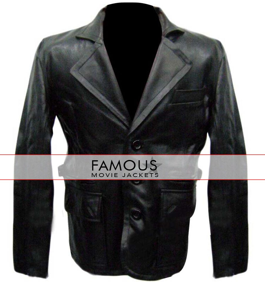 Van Damme Until Death Black Leather Jacket