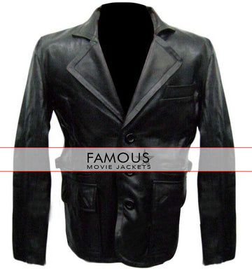 Van Damme Until Death Black Leather Jacket
