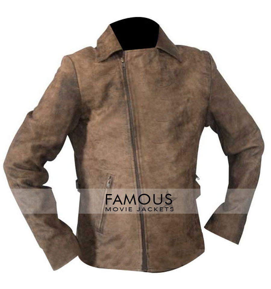 Kurt Russell Escape From L.A Brown Distressed Jacket