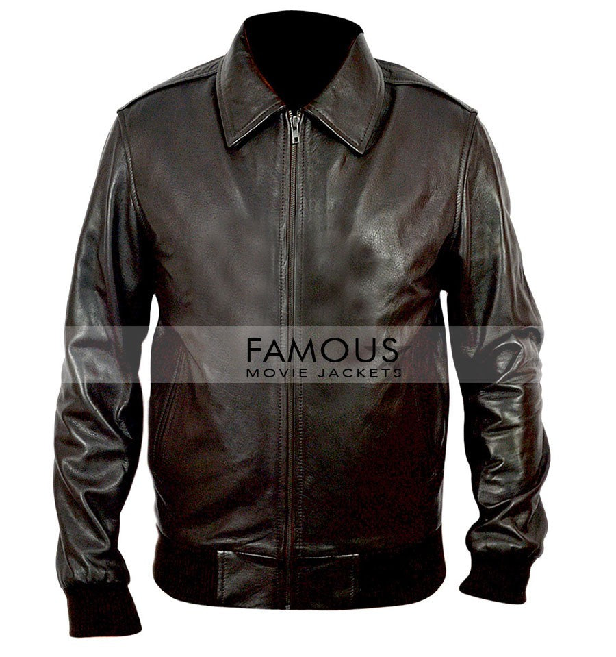 Happy Days Henry Winkler (Fonzie) Dark Brown Leather Jacket