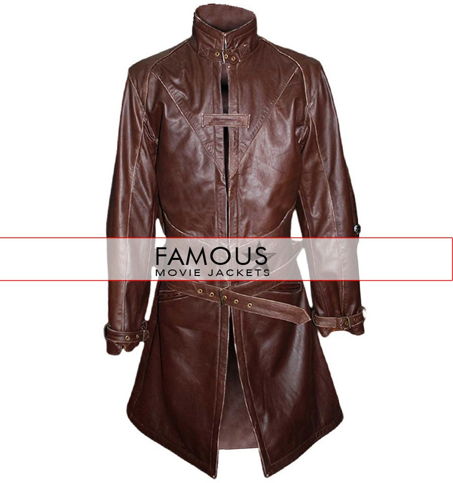 Watch Dogs Aiden Pearce Trench Leather Coat