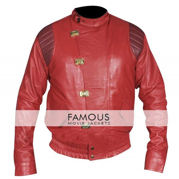 Akira Capsule Cosplay Red Motorcycle Leather Jacket