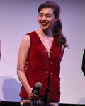 American Born Chinese Premieres 2023 Sydney Taylor Red Vest 1