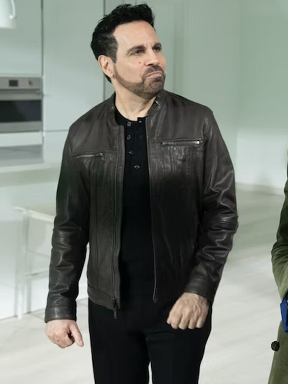 Anthony Marentino And Just Like That S01 Leather Jacket