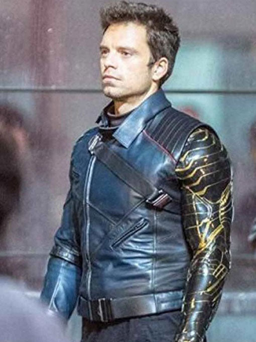 The Falcon and the Winter Soldier Bucky Barnes Leather Jacket