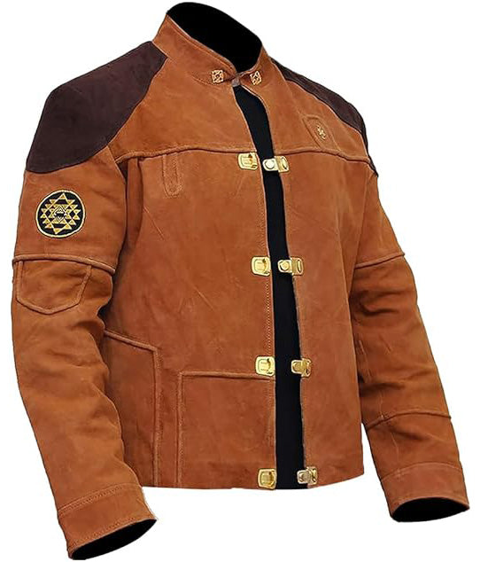 Colonial Warrior Battlestar Galactica Pilot Brown Jacket