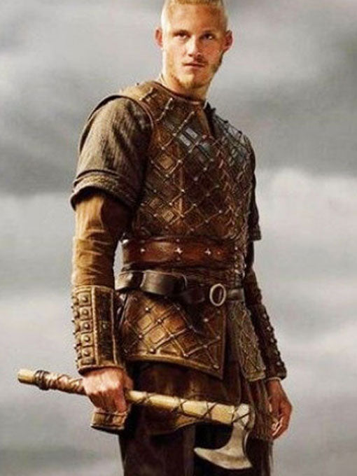Bjorn Lothbrok Vikings Season 3 Leather Vest