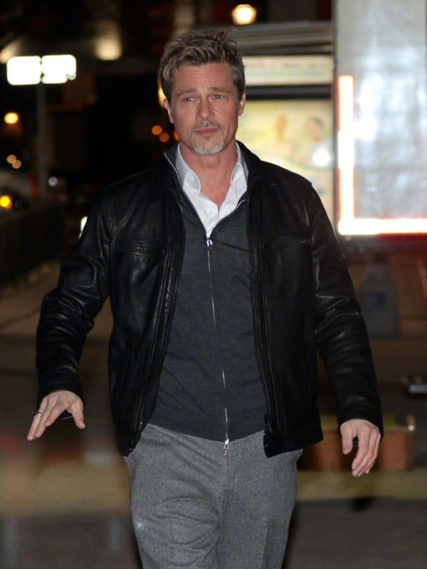 Brad Pitt Wolfs 2024 Movie Jacket