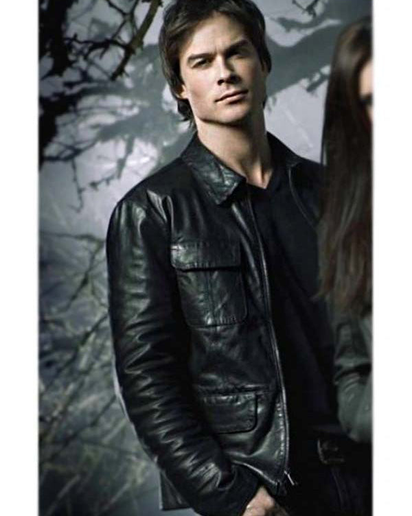 Damon Salvatore Vampire Diaries Season 3 Jacket