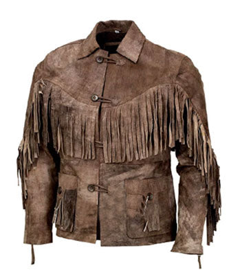 Deadfall Eric Bana Brown Distressed Fringe Jacket