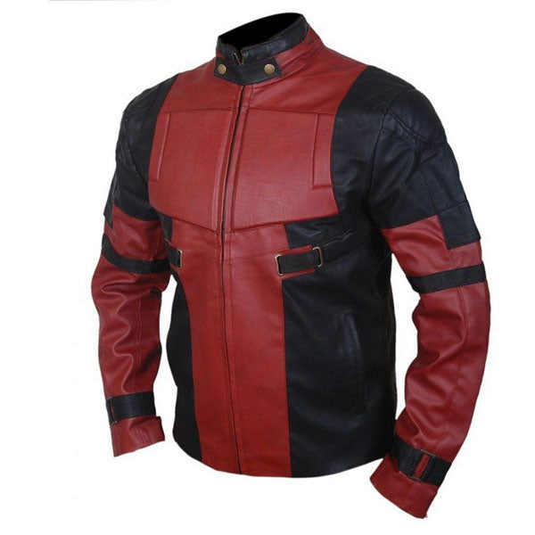 Deadpool Movie Ryan Reynolds Leather Costume Jacket