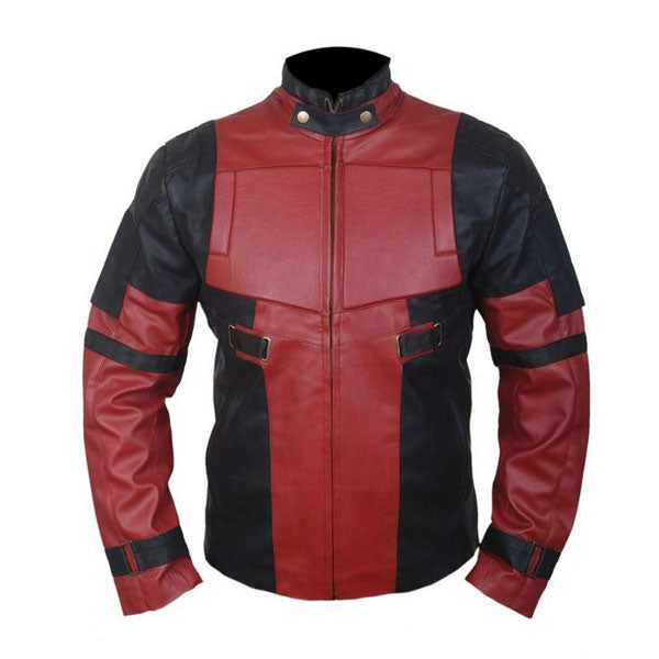 Deadpool Movie Ryan Reynolds Leather Costume Jacket