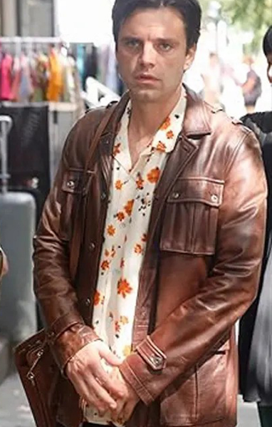 Sebastian Stan A Different Man Brown Jacket