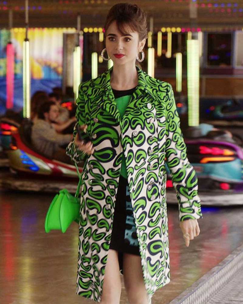 emily in paris green dress Emily in paris green outfit