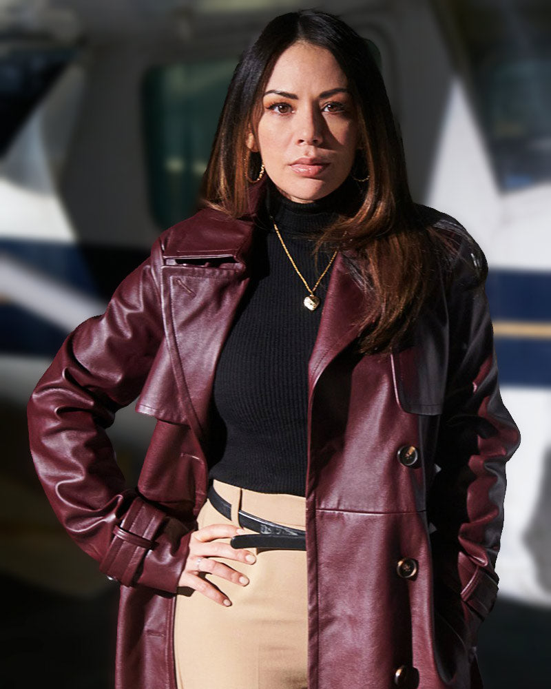 Family History Mysteries Buried Past 2023 Janel Parrish Coat