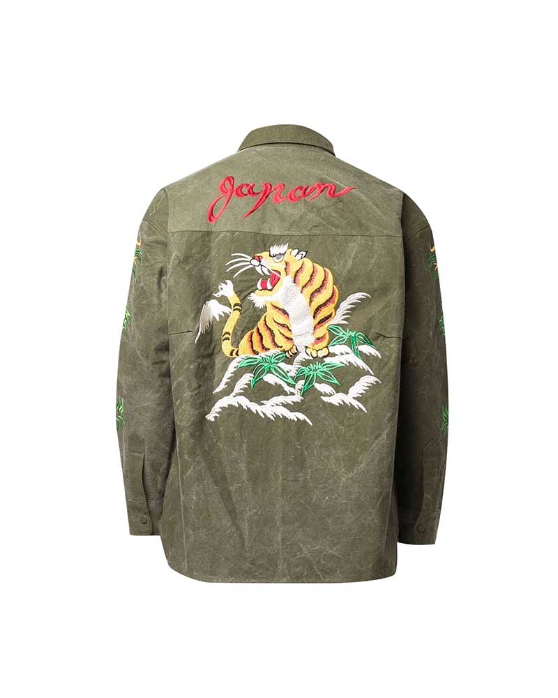 Fast X 2023 Tej Parker Green Embroidered Jacket 1