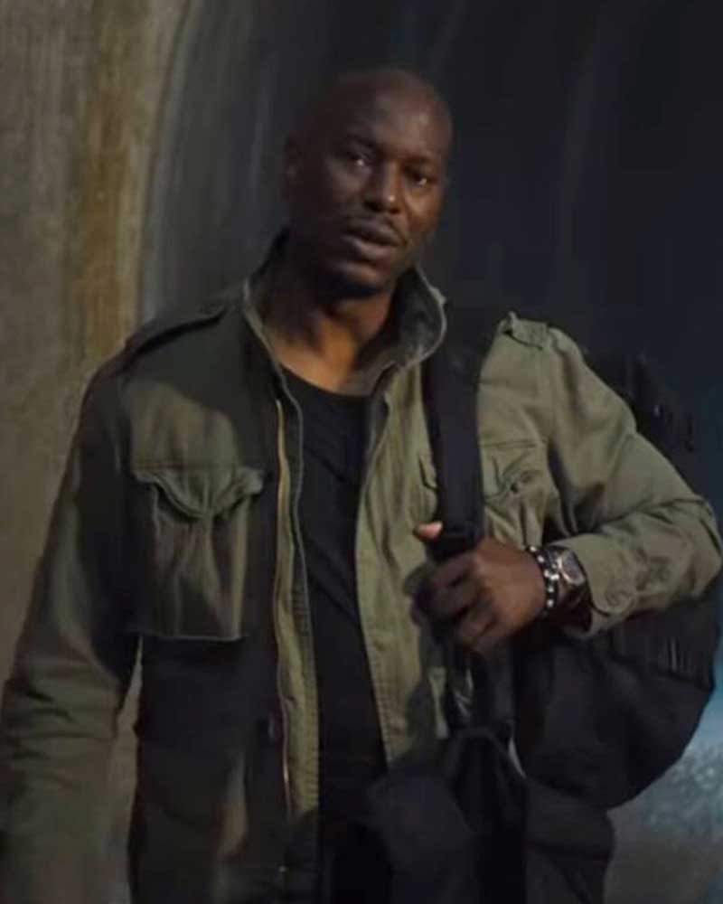 Fast and Furious 9 Roman Pearce Military Green Jacket 1