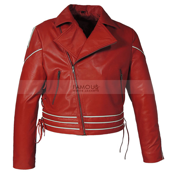 Freddie Mercury Red Concert Leather Jacket