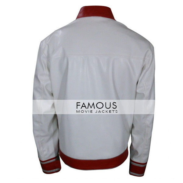 Freddie Mercury White Red Concert Leather Jacket