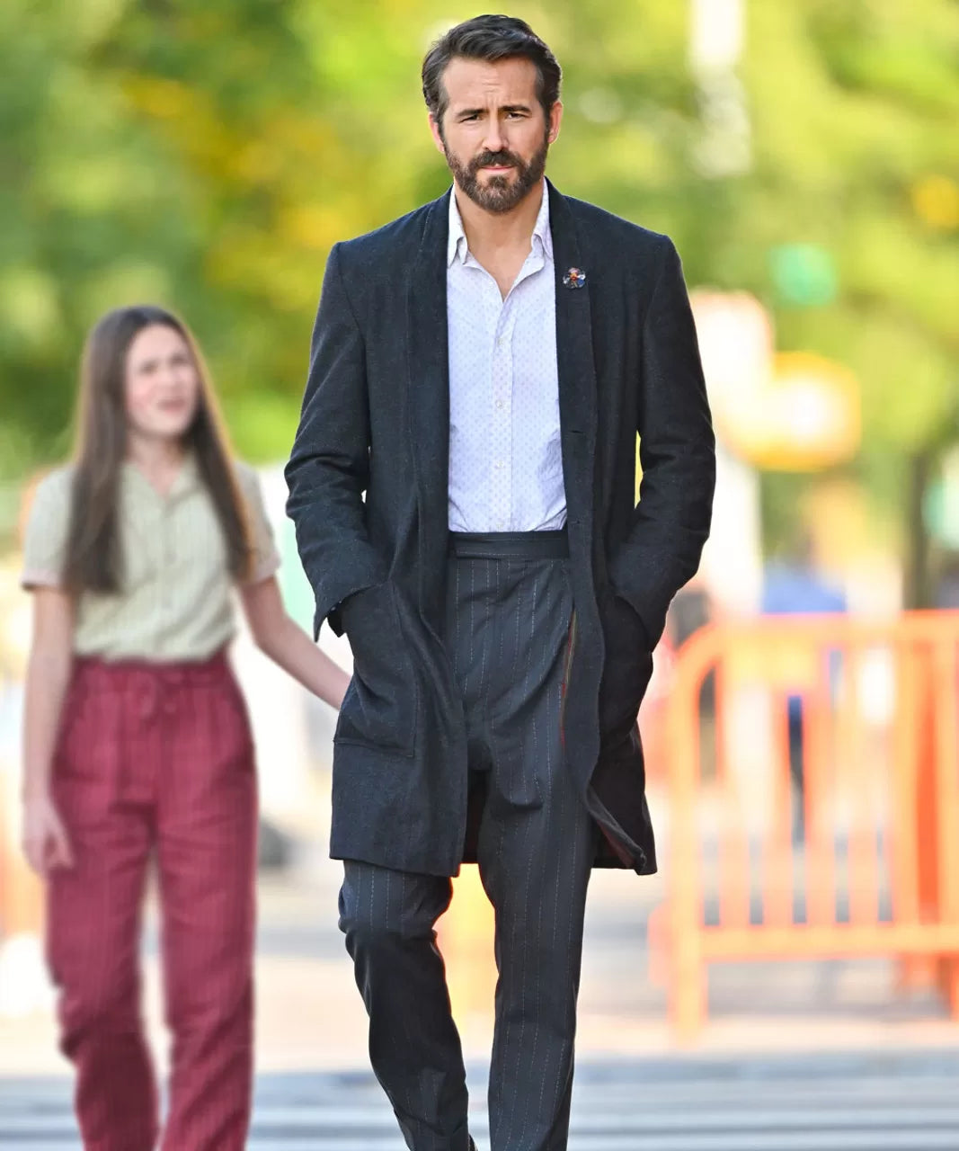 IF Ryan Reynolds Black Coat