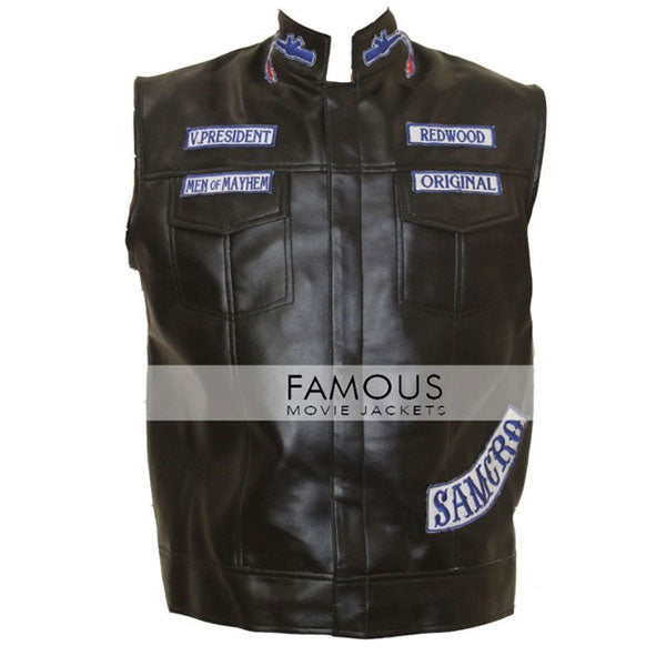 sons of anarchy gear Sons Of Anarchy Jackson Jax Teller Leather Vest