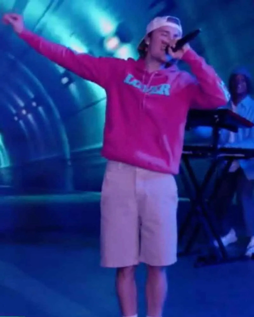 Justin Bieber Pink Hoodie