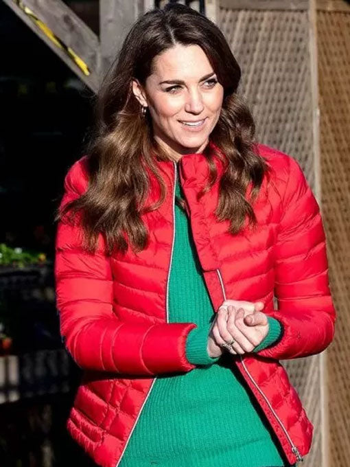 Christmas Kate Middleton Puffer Jacket