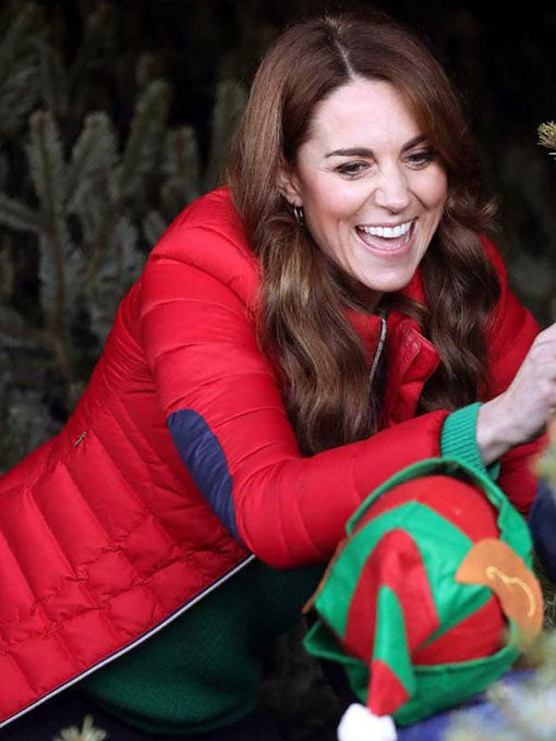 Christmas Kate Middleton Puffer Jacket