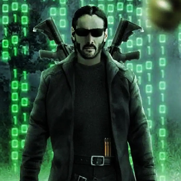 The Matrix 4 Keanu Reeves Black Coat