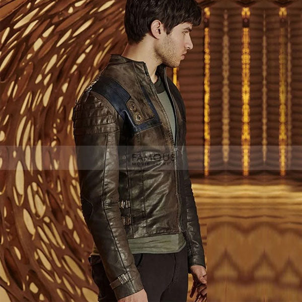 Krypton Seg El Leather Jacket